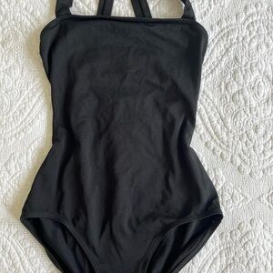 Capezio Black Bodysuit One Piece Classic Design